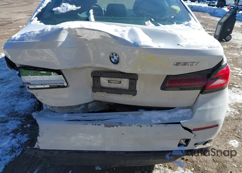 2022 BMW 530 I from USA, damaged, VIN WBA53BH09NWX80529